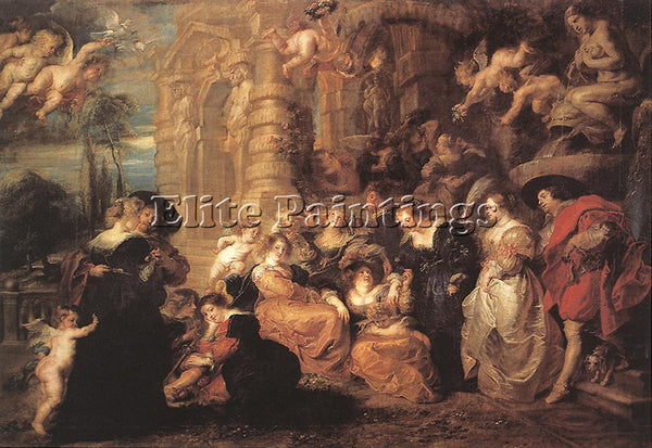 PETER PAUL RUBENS GARDEN OF LOVE 1 ARTIST PAINTING REPRODUCTION HANDMADE OIL ART