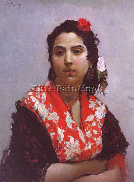 SPANISH GARRETA RAIMUNDO DE MADRAZO Y SPANISH 1841 1920 2 ARTIST PAINTING CANVAS