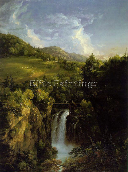 THOMAS COLE GENESEE SCENERY ATC ARTIST PAINTING REPRODUCTION HANDMADE OIL CANVAS