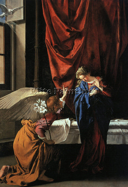 GENTILESCHI ORAZIO ORAZIO LOMI ITALIAN APPROX 1563 1639 2 ARTIST PAINTING CANVAS
