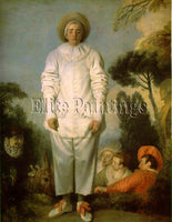FAMOUS PAINTINGS GILLES WATTEAU 184X149 ARTIST PAINTING REPRODUCTION HANDMADE