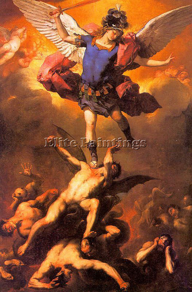 ITALIAN GIORDANO LUCA ITALIAN 1632 1705 2 ARTIST PAINTING REPRODUCTION HANDMADE