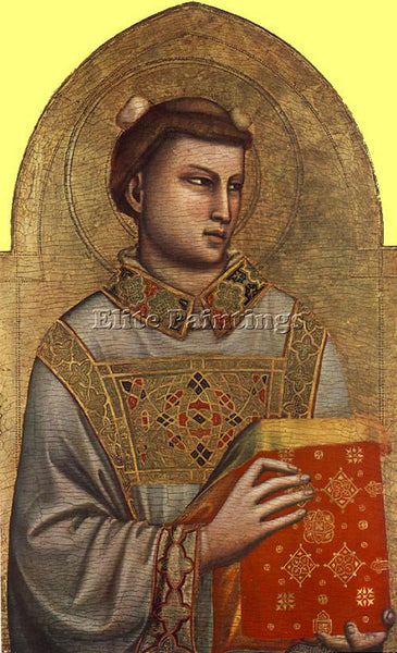 GIOTTO SAINT STEPHEN ARTIST PAINTING REPRODUCTION HANDMADE OIL CANVAS REPRO WALL