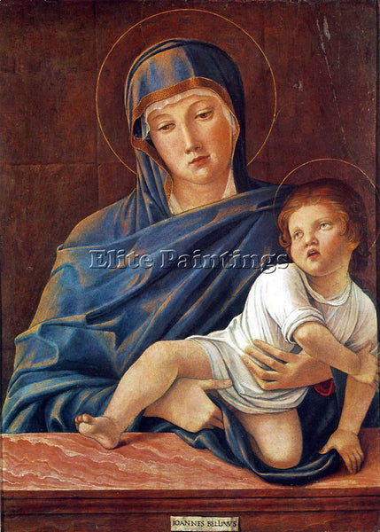 GIOVANNI BELLINI MADONNA WITH THE CHILD ARTIST PAINTING REPRODUCTION HANDMADE