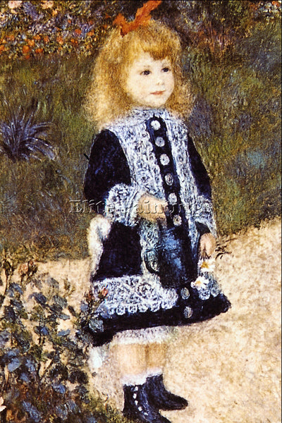 RENOIR GIRL WITH THE WATERING CAN 2 ARTIST PAINTING REPRODUCTION HANDMADE OIL
