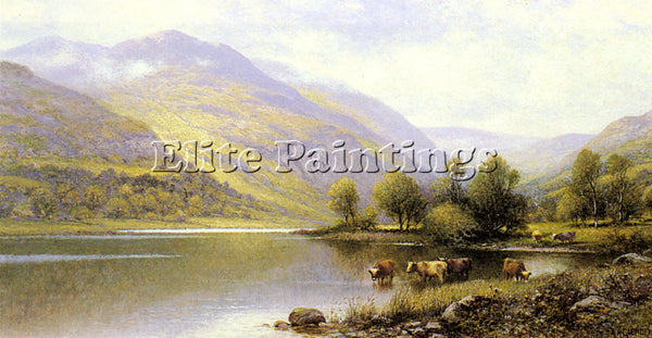 ALFRED GLENDENING AUGUSTUS NEAR CAPEL CURIG NORTH WALES ARTIST PAINTING HANDMADE