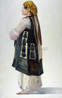 CHARLES GLEYRE ALBANIAN PEASANT ATHENS ARTIST PAINTING REPRODUCTION HANDMADE OIL