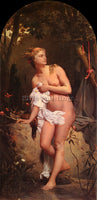 CHARLES GLEYRE DIANA ARTIST PAINTING REPRODUCTION HANDMADE OIL CANVAS REPRO WALL