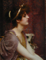 JOHN WILLIAM GODWARD CLASSICAL BEAUTY CROPPED ARTIST PAINTING REPRODUCTION OIL