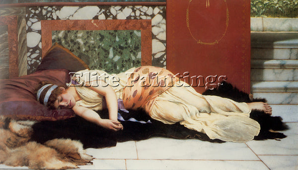 JOHN WILLIAM GODWARD ENDYMION 1893 ARTIST PAINTING REPRODUCTION HANDMADE OIL ART