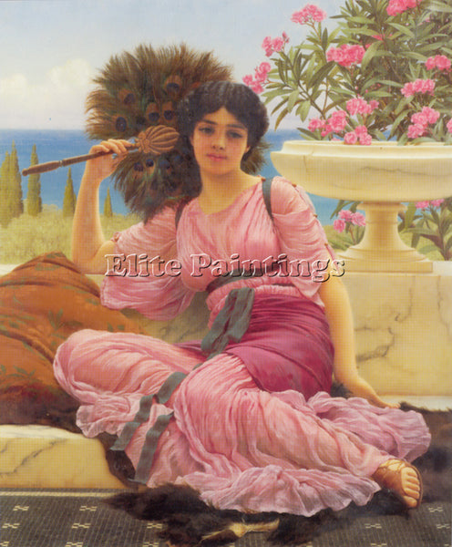 JOHN WILLIAM GODWARD FLABELLIFERA 1 ARTIST PAINTING REPRODUCTION HANDMADE OIL