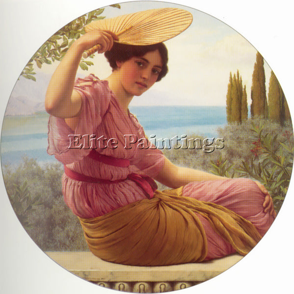 JOHN WILLIAM GODWARD GOLDEN HOURS 1 ARTIST PAINTING REPRODUCTION HANDMADE OIL