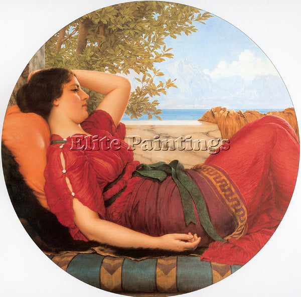 JOHN WILLIAM GODWARD IN REALMS OF FANCY 1 ARTIST PAINTING REPRODUCTION HANDMADE