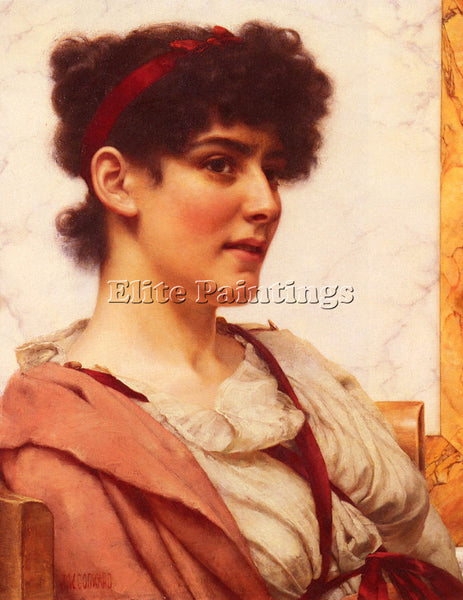 JOHN WILLIAM GODWARD A CLASSICAL BEAUTY 11 ARTIST PAINTING REPRODUCTION HANDMADE