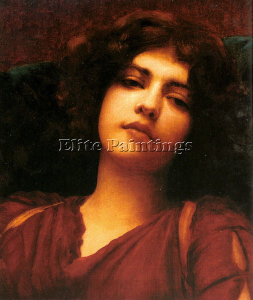 JOHN WILLIAM GODWARD REVERIE STUDY 1 ARTIST PAINTING REPRODUCTION HANDMADE OIL