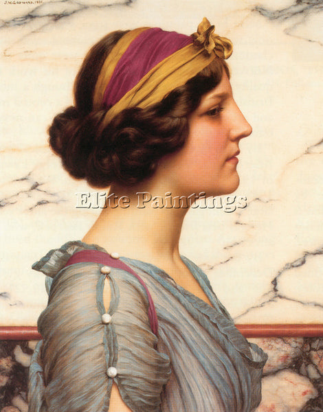 JOHN WILLIAM GODWARD MEGILLA 1 ARTIST PAINTING REPRODUCTION HANDMADE OIL CANVAS