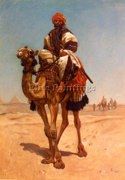 FREDERICK GOODALL AN EGYPTIAN NOMAD ARTIST PAINTING REPRODUCTION HANDMADE OIL