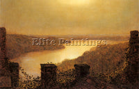 JOHN ATKINSON GRIMSHAW ROUNDHAYLAKE FROM CASTLE ARTIST PAINTING REPRODUCTION OIL