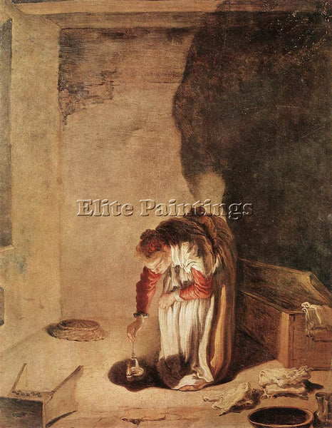 GUERCINO  PARABLE OF THE LOST DRACHMA ARTIST PAINTING REPRODUCTION HANDMADE OIL
