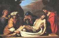 GUERCINO  THE ENTOMBMENT OF CHRIST ARTIST PAINTING REPRODUCTION HANDMADE OIL ART