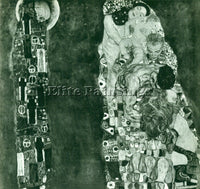 GUSTAV KLIMT DEATH AND LIFE FORMER STATE ARTIST PAINTING REPRODUCTION HANDMADE