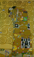 GUSTAV KLIMT STOCLEF FRIEZE FULFILMENT ARTIST PAINTING REPRODUCTION HANDMADE OIL