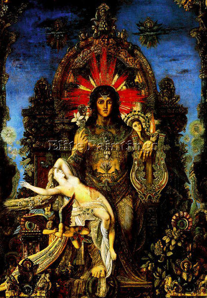 GUSTAVE MOREAU CAJ94FLL ARTIST PAINTING REPRODUCTION HANDMADE CANVAS REPRO WALL