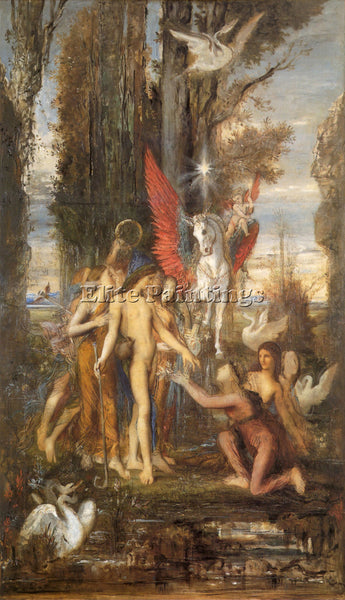 GUSTAVE MOREAU CAM34X27 ARTIST PAINTING REPRODUCTION HANDMADE CANVAS REPRO WALL