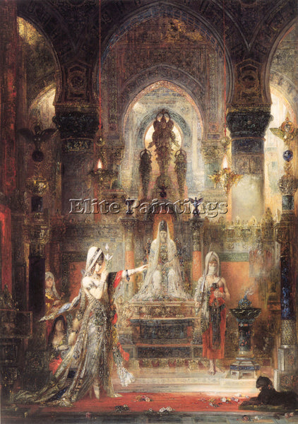 GUSTAVE MOREAU SALOME DANCING BEFORE HEROD ARTIST PAINTING REPRODUCTION HANDMADE