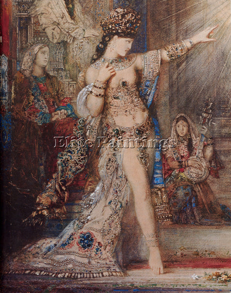 GUSTAVE MOREAU THE APPARITION DETAIL ARTIST PAINTING REPRODUCTION HANDMADE OIL
