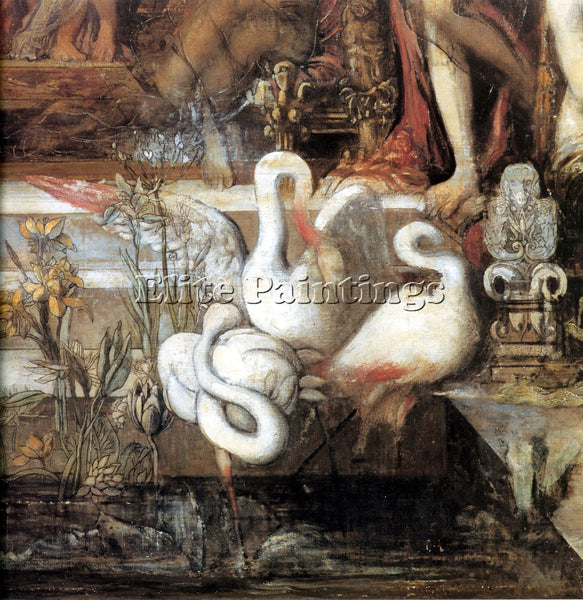 GUSTAVE MOREAU THE DAUGHTERS OF THESPIUS DETAIL ARTIST PAINTING REPRODUCTION OIL