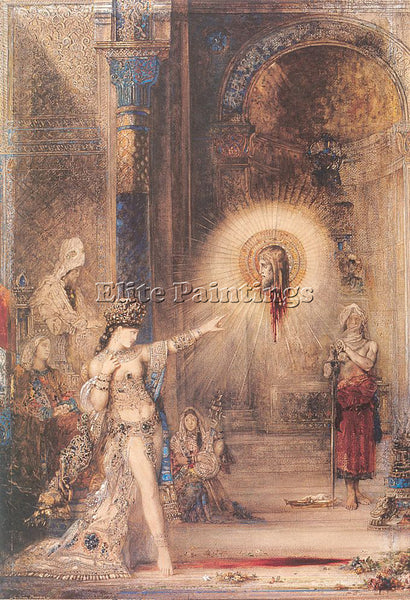 GUSTAVE MOREAU GM15 ARTIST PAINTING REPRODUCTION HANDMADE CANVAS REPRO WALL DECO