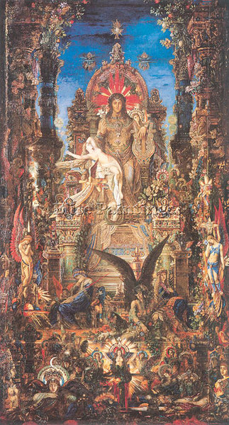 GUSTAVE MOREAU GM22 ARTIST PAINTING REPRODUCTION HANDMADE CANVAS REPRO WALL DECO