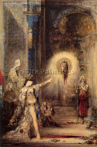 GUSTAVE MOREAU THE APPARITION ARTIST PAINTING REPRODUCTION HANDMADE CANVAS REPRO
