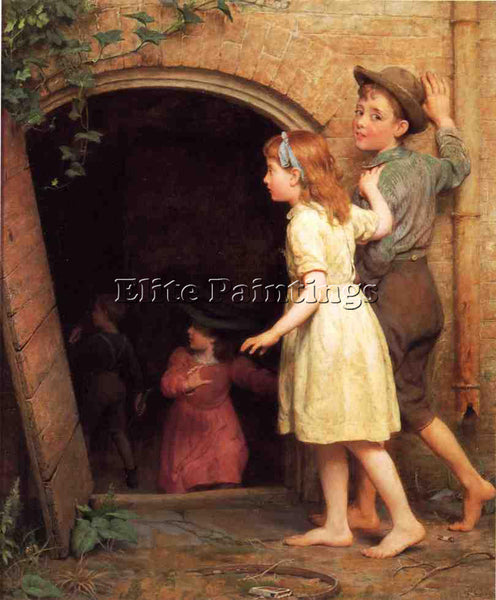 SEYMOUR JOSEPH GUY THE HAUNTED CELLAR WHO S AFRAID ARTIST PAINTING REPRODUCTION