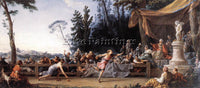 FRENCH HALLE NOEL THE RACE BETWEEN HIPPOMENES AND ATALANTA ARTIST PAINTING REPRO