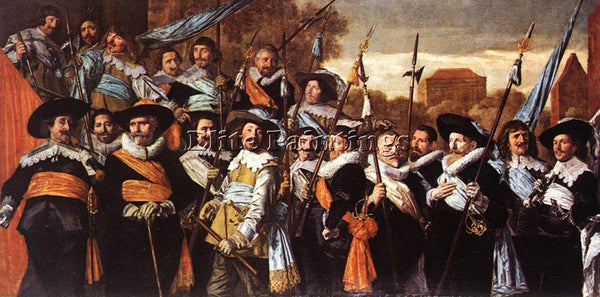 FRANS HALS OFFICERS AND SERGEANTS OF THE ST HADRIAN CIVIC GUARD 1639 OIL CANVAS