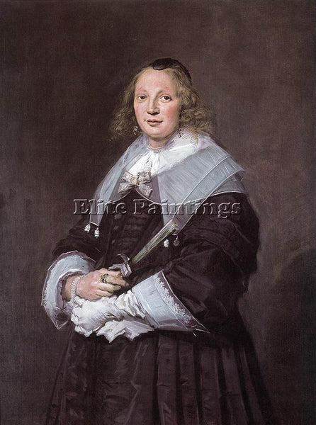 FRANS HALS PORTRAIT OF A STANDING WOMAN ARTIST PAINTING REPRODUCTION HANDMADE