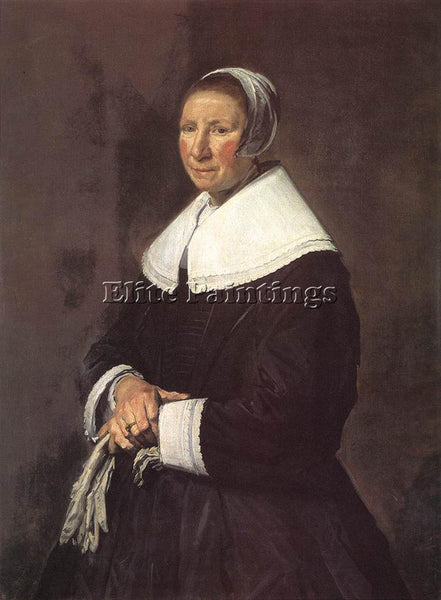 FRANS HALS PORTRAIT OF A WOMAN 1648 ARTIST PAINTING REPRODUCTION HANDMADE OIL