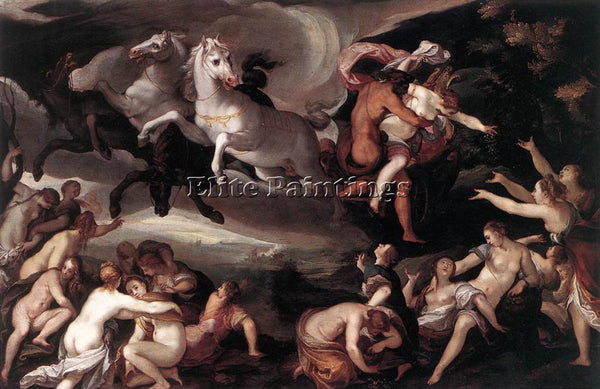 JOSEPH HEINTZ THE ELDER THE RAPE OF PROSPERINA ARTIST PAINTING REPRODUCTION OIL