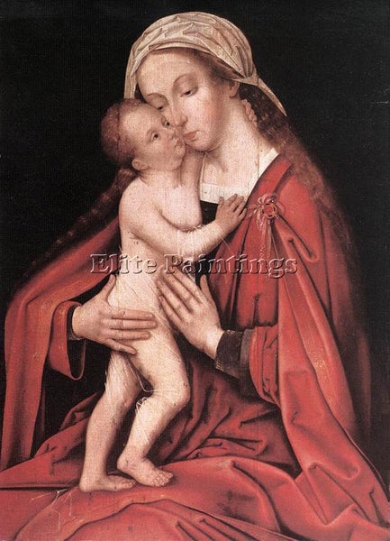HANS HOLBEIN THE ELDER THE ELDER VIRGIN AND CHILD ARTIST PAINTING REPRODUCTION