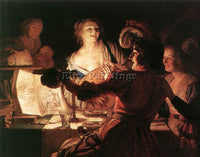 GERRIT VAN HONTHORST THE PRODIGAL SON 1623 ARTIST PAINTING REPRODUCTION HANDMADE