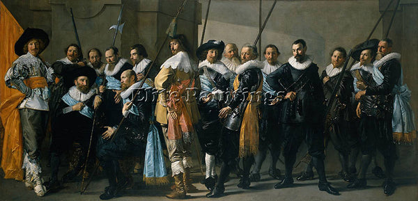 FRANS HALS COMPANY OF CAPTAIN REINIER REAEL KNOWN AS THE MEAGRE COMPANY PAINTING