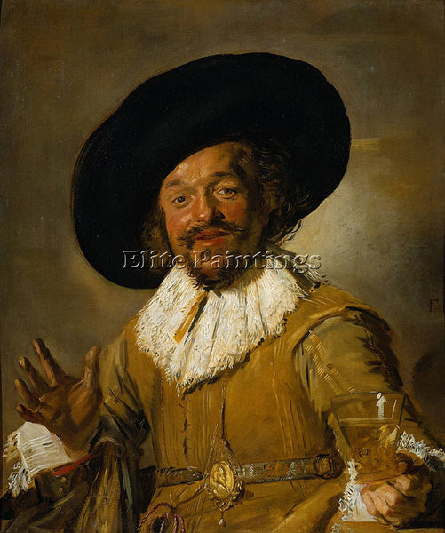 FRANS HALS MERRY DRINKER ARTIST PAINTING REPRODUCTION HANDMADE CANVAS REPRO WALL