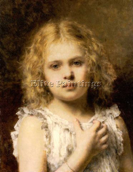 ALEXEI ALEXEIVICH HARLAMOFF A YOUNG BEAUTY ARTIST PAINTING REPRODUCTION HANDMADE