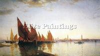 WILLIAM STANLEY HASELTINE VENICE ARTIST PAINTING REPRODUCTION HANDMADE OIL REPRO