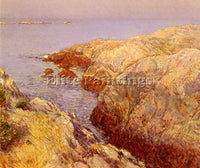 CHILDE HASSAM HASSAN CHILDE ISLES OF SHOALS ARTIST PAINTING HANDMADE OIL CANVAS