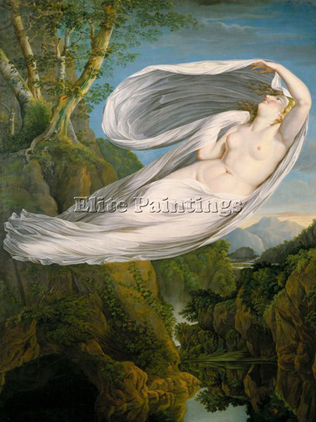 HEAD GUY ECHO FLYING FROM NARCISSUS 1798 ARTIST PAINTING REPRODUCTION HANDMADE