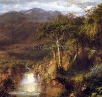 HUDSON RIVER HEART OF THE ANDES DETAIL BY FREDERICK EDWIN CHURCH ARTIST PAINTING