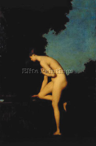 JEAN-JACQUES HENNER  LA FONTAINE ARTIST PAINTING REPRODUCTION HANDMADE OIL REPRO